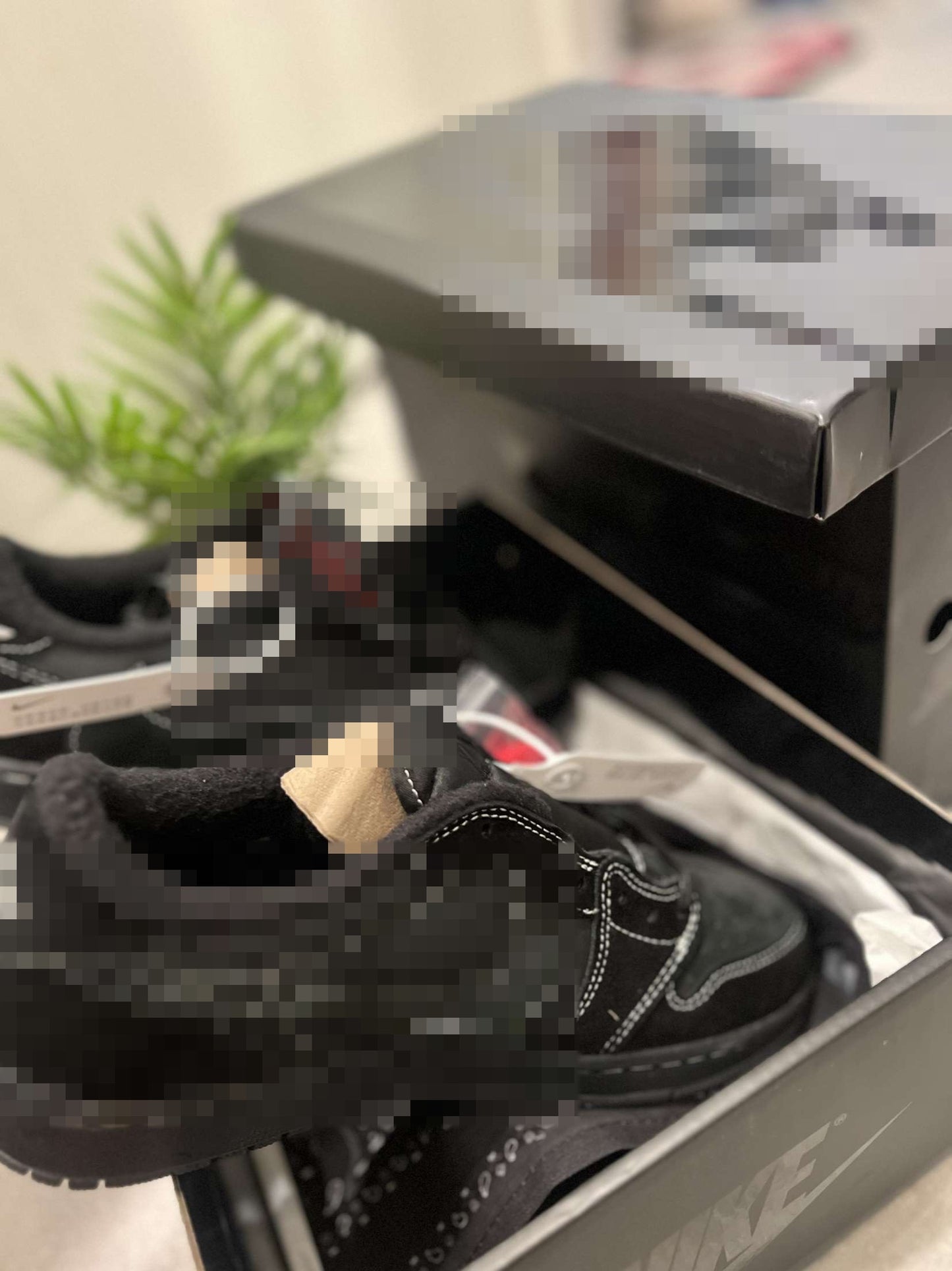 kravis zcotts x Air wordan 1 Low OG SP PS 'Black Phantom