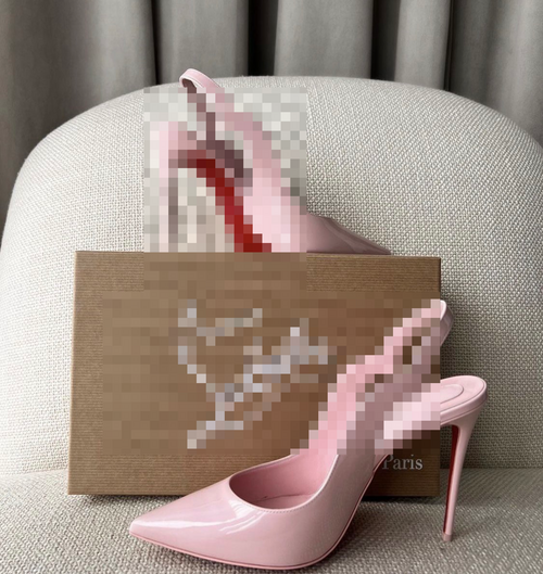 Pink red heel