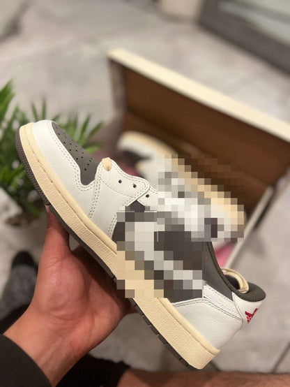 kravis zcott x Air wordan 1 Low OG TD 'Reverse Mocha'