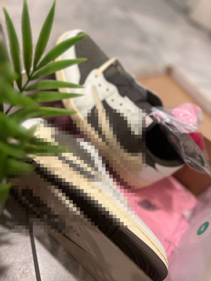 kravis zcott x Air wordan 1 Low OG TD 'Reverse Mocha'