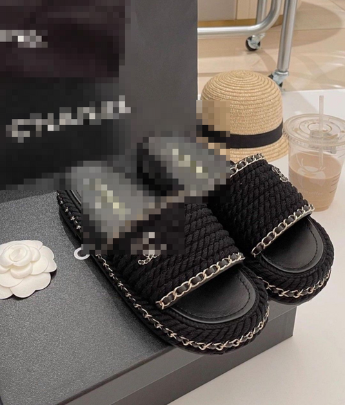 Black Chantel sandals